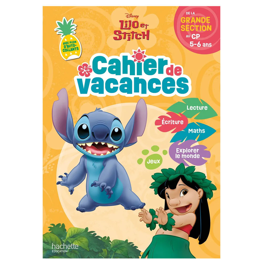 Disney - Lilo et Stitch - De la Grande Section au CP -Cahier de vacances 2026