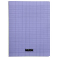 Calligraphe 8000 - Cahier polypro A4 (21x29,7cm) - 192 pages - grands carreaux (Seyes) - Violet