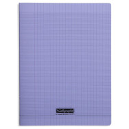 Calligraphe 8000 - Cahier polypro A4 (21x29,7cm) - 192 pages - grands carreaux (Seyes) - Violet