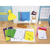 Calligraphe 8000 - Cahier polypro A4 (21x29,7cm) - 192 pages - grands carreaux (Seyes) - Violet
