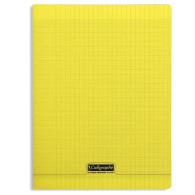 Calligraphe 8000 - Cahier polypro A4 (21x29,7cm) - 192 pages - grands carreaux (Seyes) -Jaune