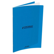 Conquérant Classique - Cahier polypro 24 x 32 cm - 96 pages - grands carreaux (Seyes) - Bleu