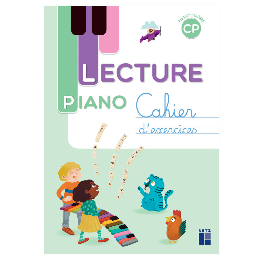 Lecture Piano CP - Cahier d'exercices- Ed2025