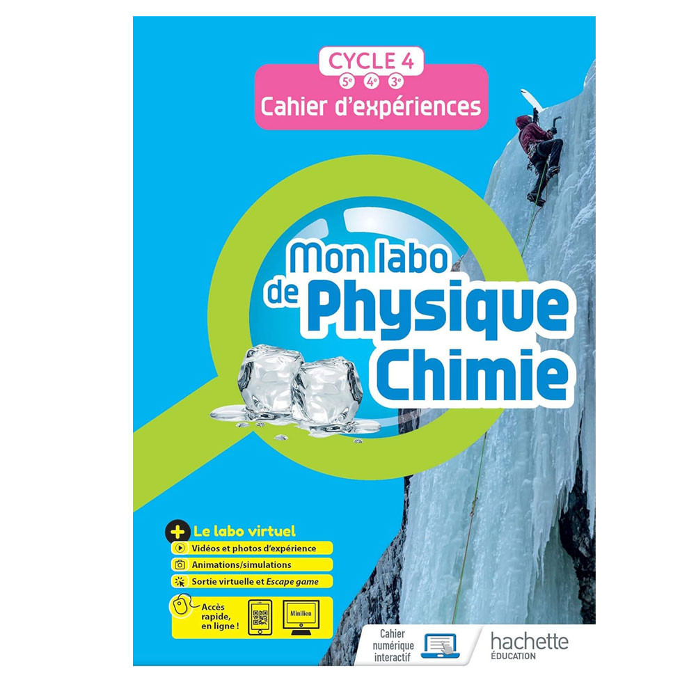Mon labo de Physique-Chimie cycle 4 - cahier d'expériences - Ed2021