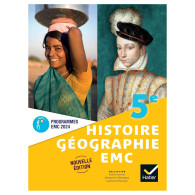 Histoire-Géographie-EMC 5e  - Livre élève - Ed2024