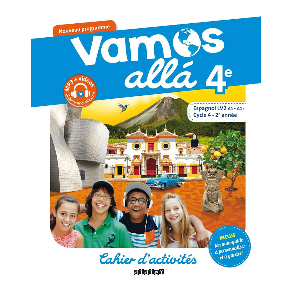 Vamos allá 4e LV2 Espagnol  - Cahier d'activités - Ed.2017