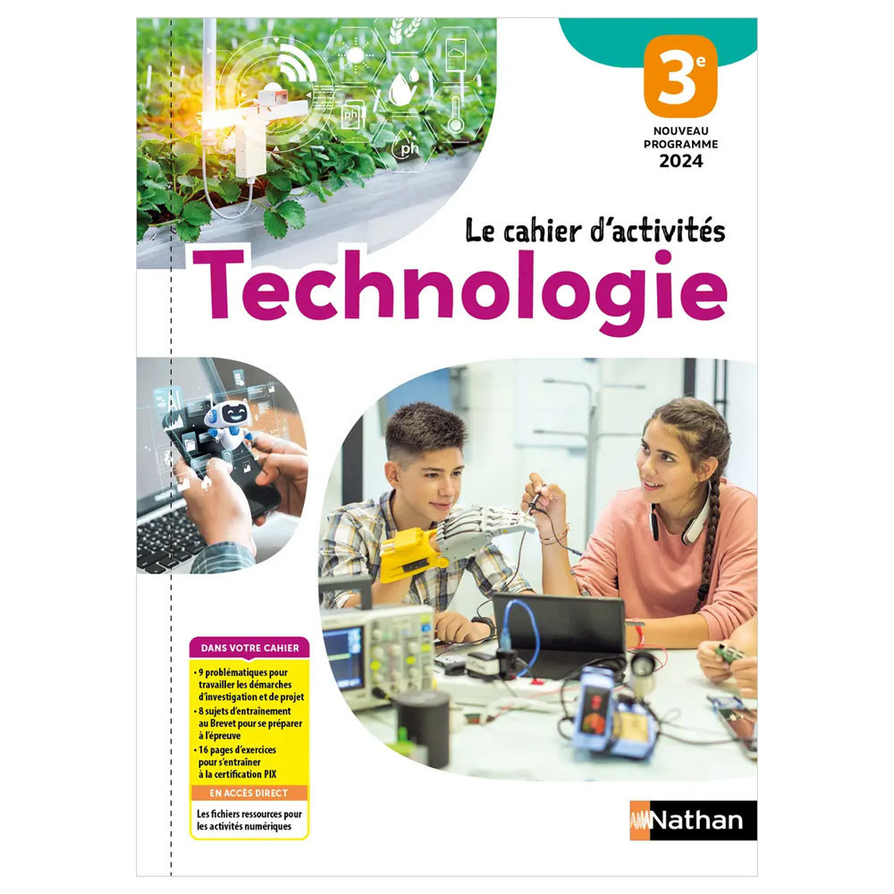 Technologie - Cahier d'activités 3ème -Ed 2026