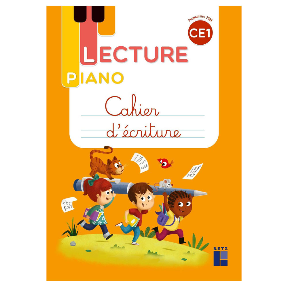 Lecture Piano CE1 - Cahier d'écriture - Programmes 2025