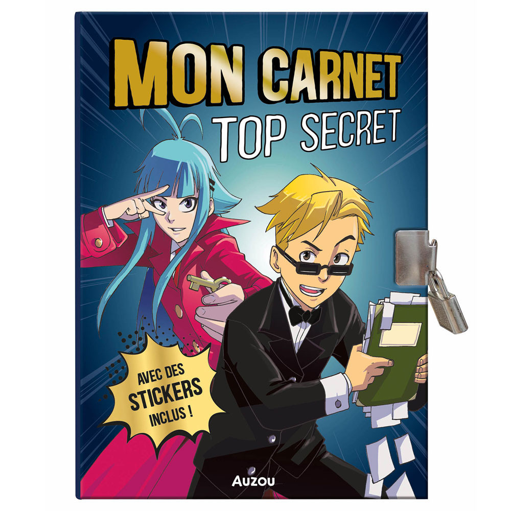 Ma papeterie créative - Mon carnet top secret - Manga