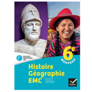 Histoire-Géographie-EMC 6e - Ed. 2026 - Livre élève
