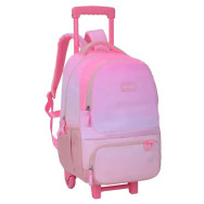 Sac à Dos à Roulettes Ergonomique - Dégradé Rose Candy - HK801-3140