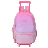 Sac à Dos à Roulettes Ergonomique - Dégradé Rose Candy - HK801-3140