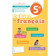 Fleurs d'encre 5e - Cahier élève - Ed. 2026