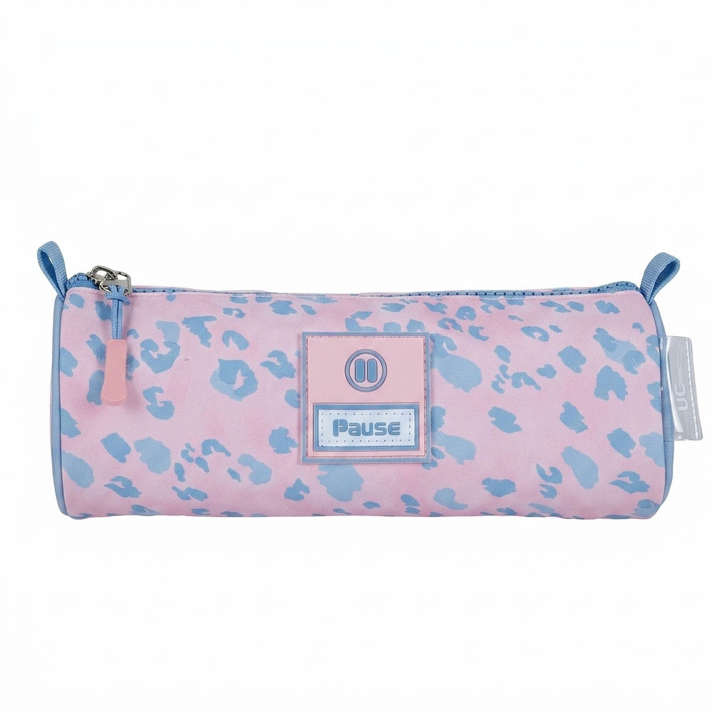 Trousse scolaire - Rose & Imprimé Léopard Pastel - P25G8-623
