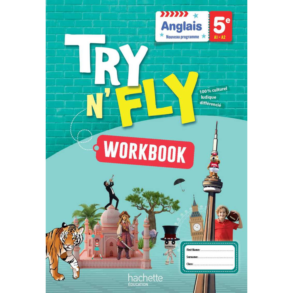 Try n' Fly Workbook Anglais 5e - Cahier élève -2026