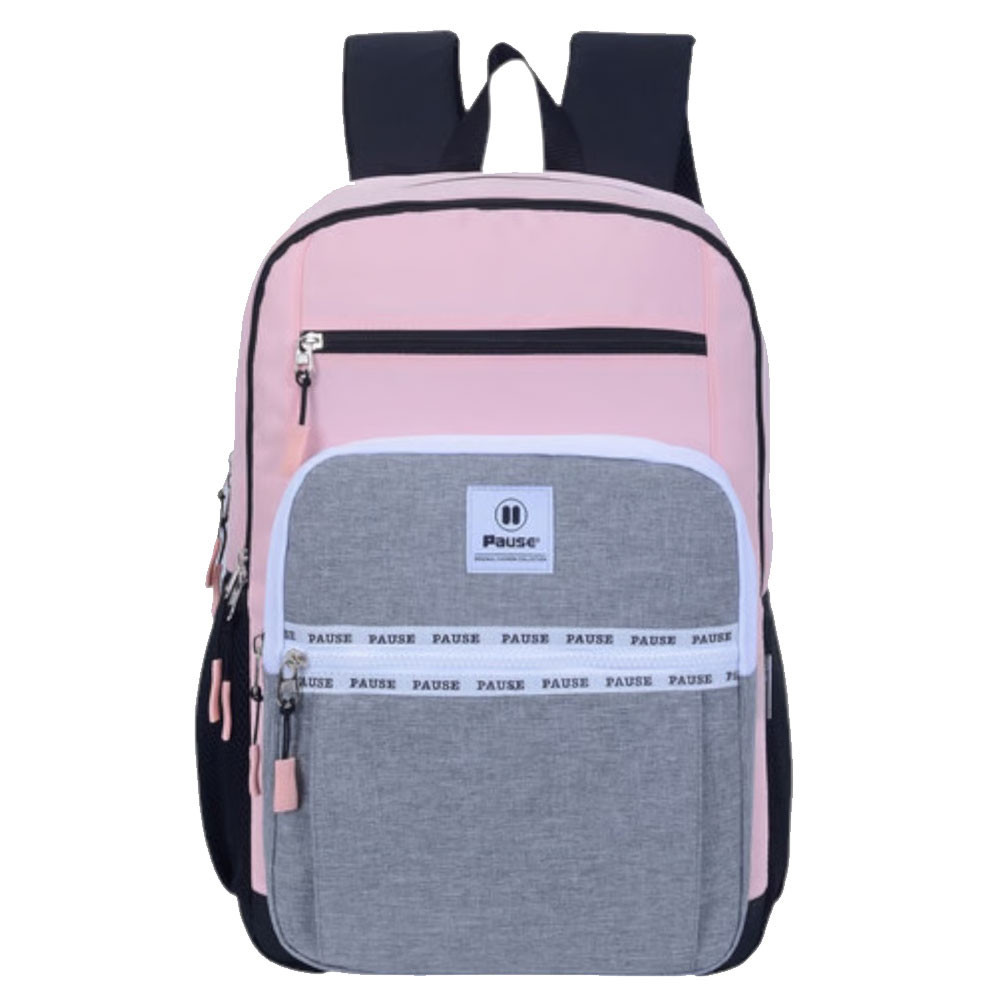 Sac à dos scolaire  - tricolore pastel - P25S5-3112A