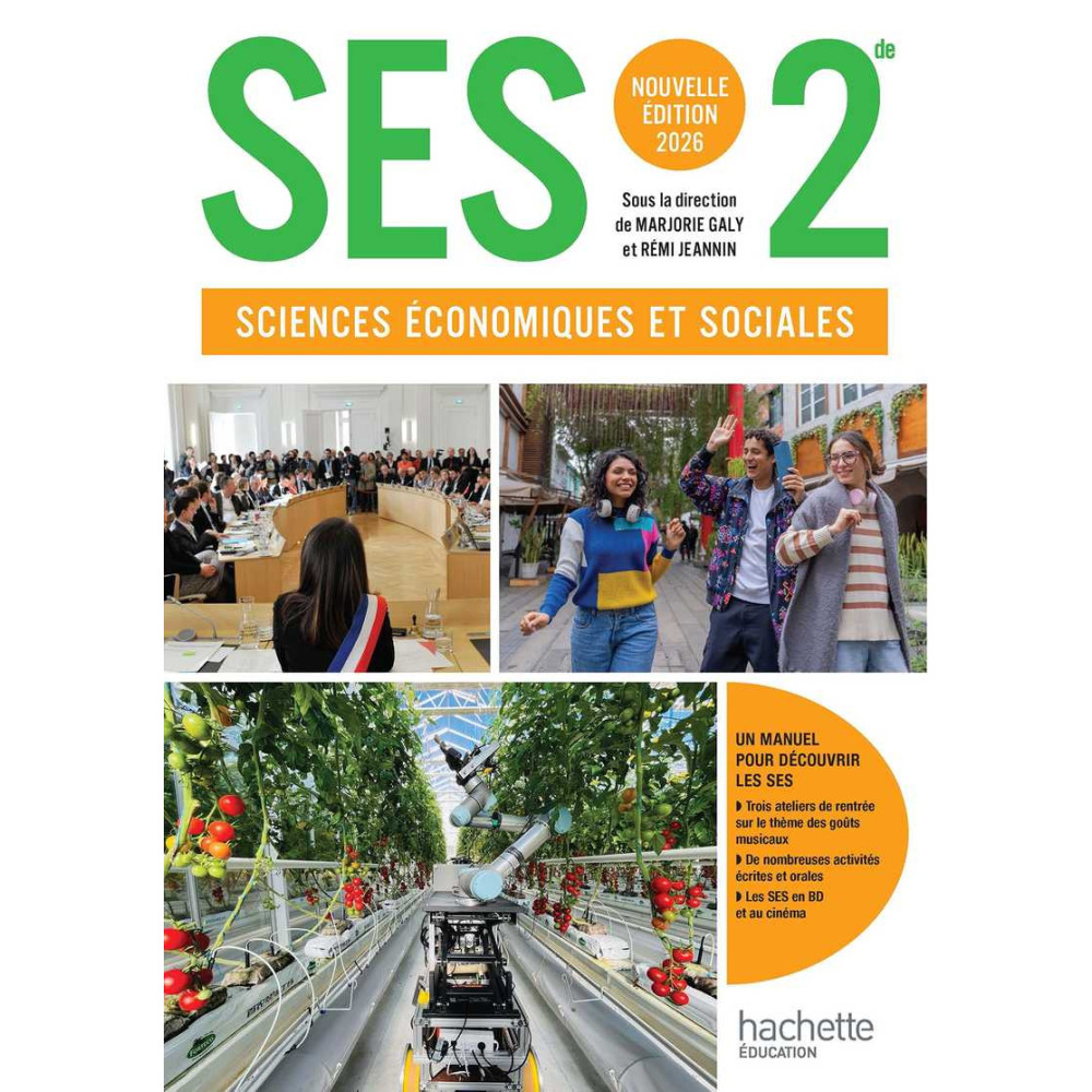 Sciences économiques et sociales 2de. Edition 2026