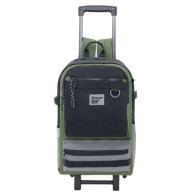 Sac à Dos à Roulettes -Design Urbain - Vert olive - P25B1-3146