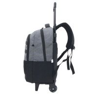 Sac à Dos à Roulettes -Design Urbain Classic -Gris- F25B4-3150