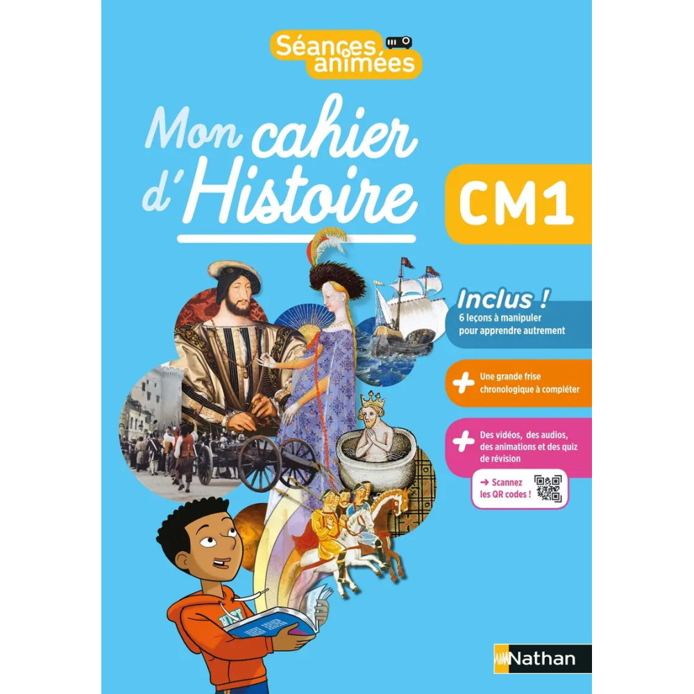 Séances animées - Mon cahier d'histoire -CM1