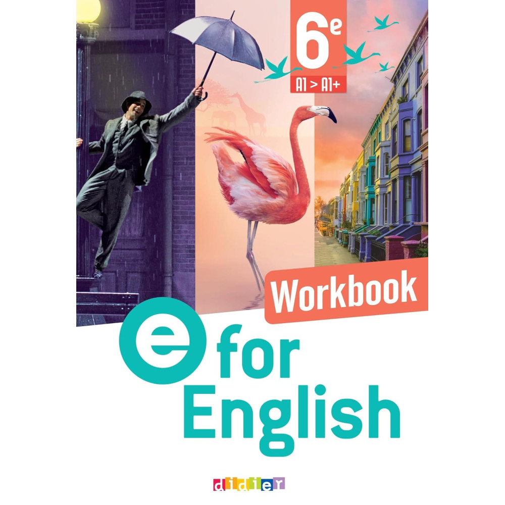 E For English - Anglais 6e - Ed. 2025 - Workbook
