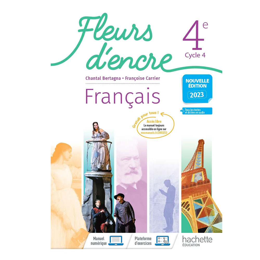 Fleurs d'encre Français 4e - Livre élève - Ed. 2023