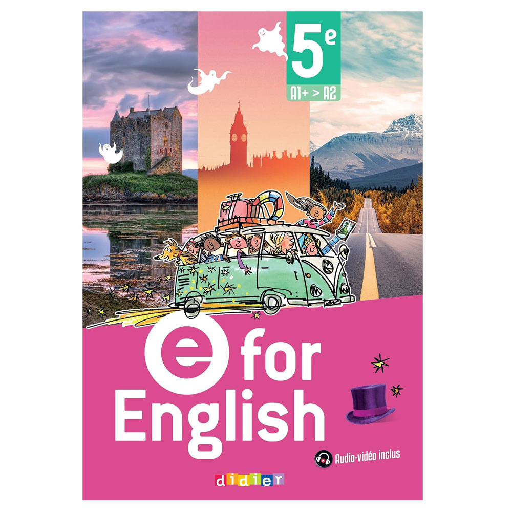 E For English - Anglais 5e - Ed. 2026 - Livre élève