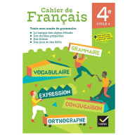 Cahier de Français 4e - Ed. 2024 - Cahier élève