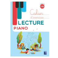 Lecture Piano CE2 - Cahier d'exercices - Programmes 2025