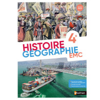 Histoire Géographie EMC 4e - Manuel - Ed 2023 - Livre
