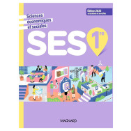 Science économique et sociales SES 1re- Ed2025 - Manuel élève