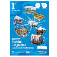Histoire - Géographie EMC -1ère Techno- manuel élève- Ed 2021