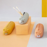 Trousse en silicone - Miquelrius - Renard -Rose