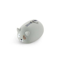 Porte monnaie en silicone animales - Chien -Grise