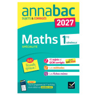 Annales du bac 2027 - Annabac Maths 1re générale