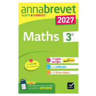 Annales du brevet 2027 - Annabrevet Maths 3e - Nouveau brevet