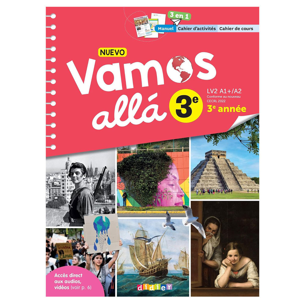 NUEVO Vamos allá 3e - Ed. 2024 - Manuel cahier élève