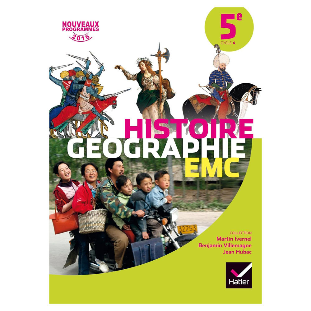 Histoire- Géographie EMC 5e - Manuel de l'élève- éd. 2016