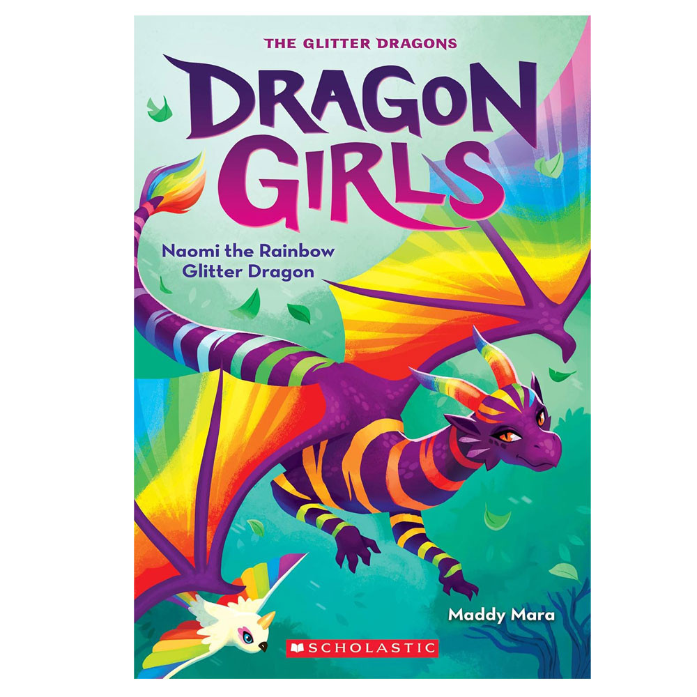 Dragon Girls 3-Naomi the Rainbow Glitter Dragon - Maddy Mara