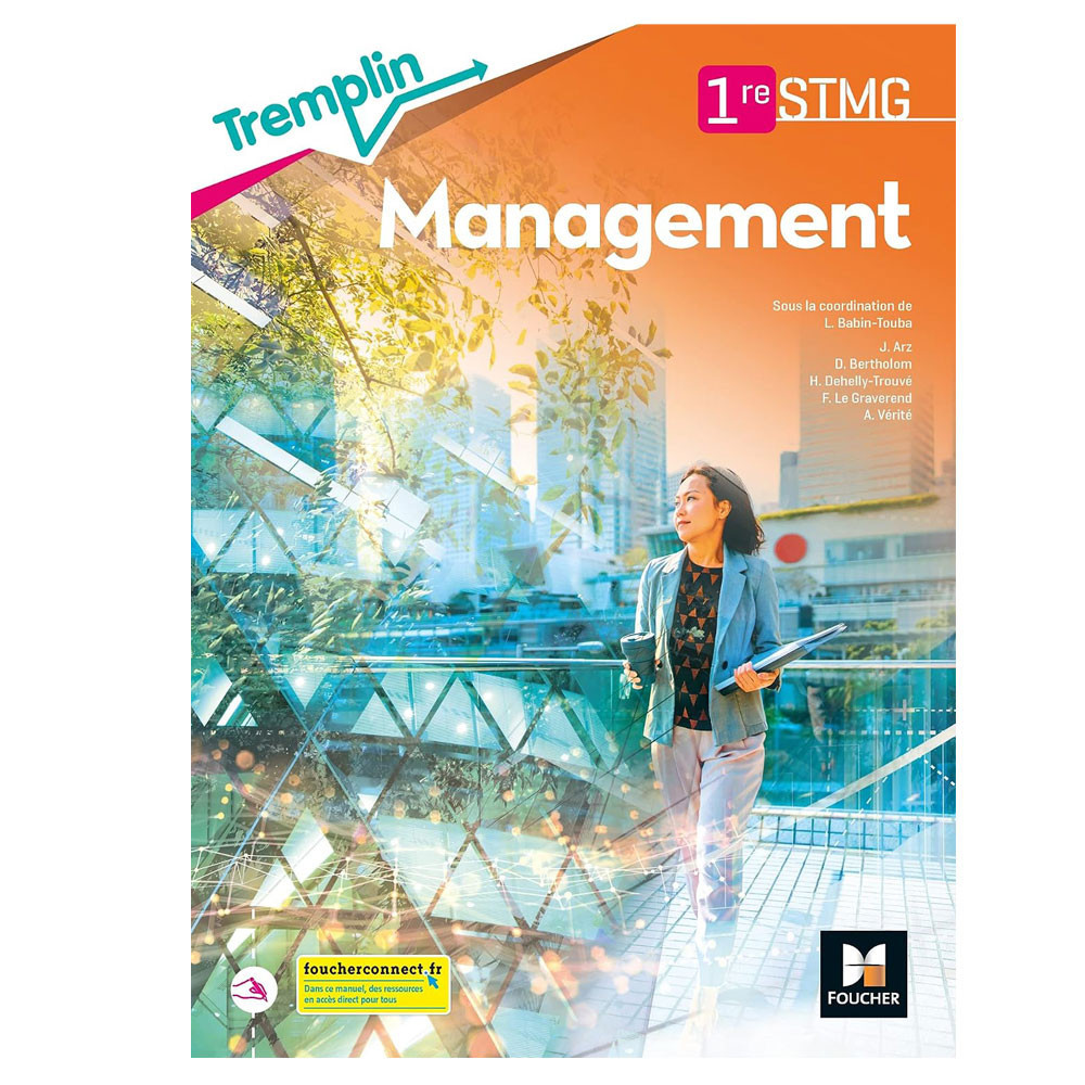 Tremplin - MANAGEMENT - 1re STMG - Ed. 2021 - Livre élève