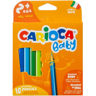 Crayons triangulaires Carioca baby - 10 PCS