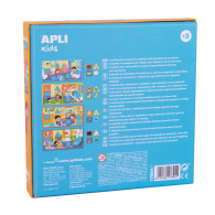 Boîte de 4 puzzles - La maison