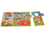 Boite de 4 Puzzles - Les 4 saisons