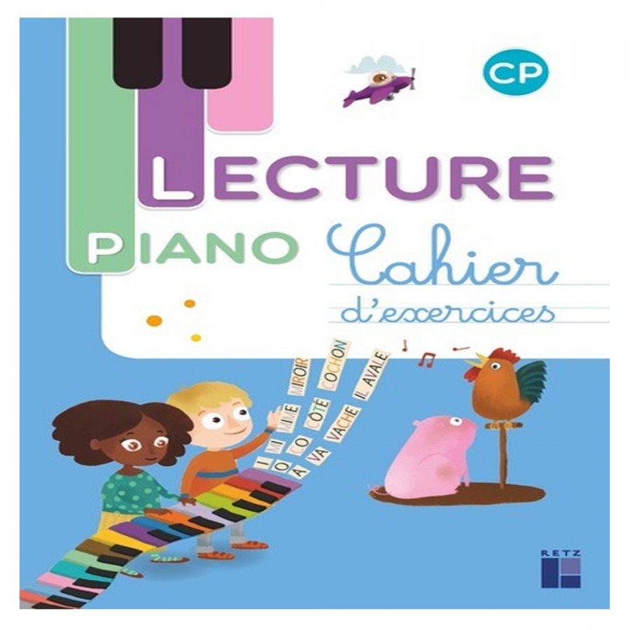 Methode de lecture piano CP - cahier d'exercices