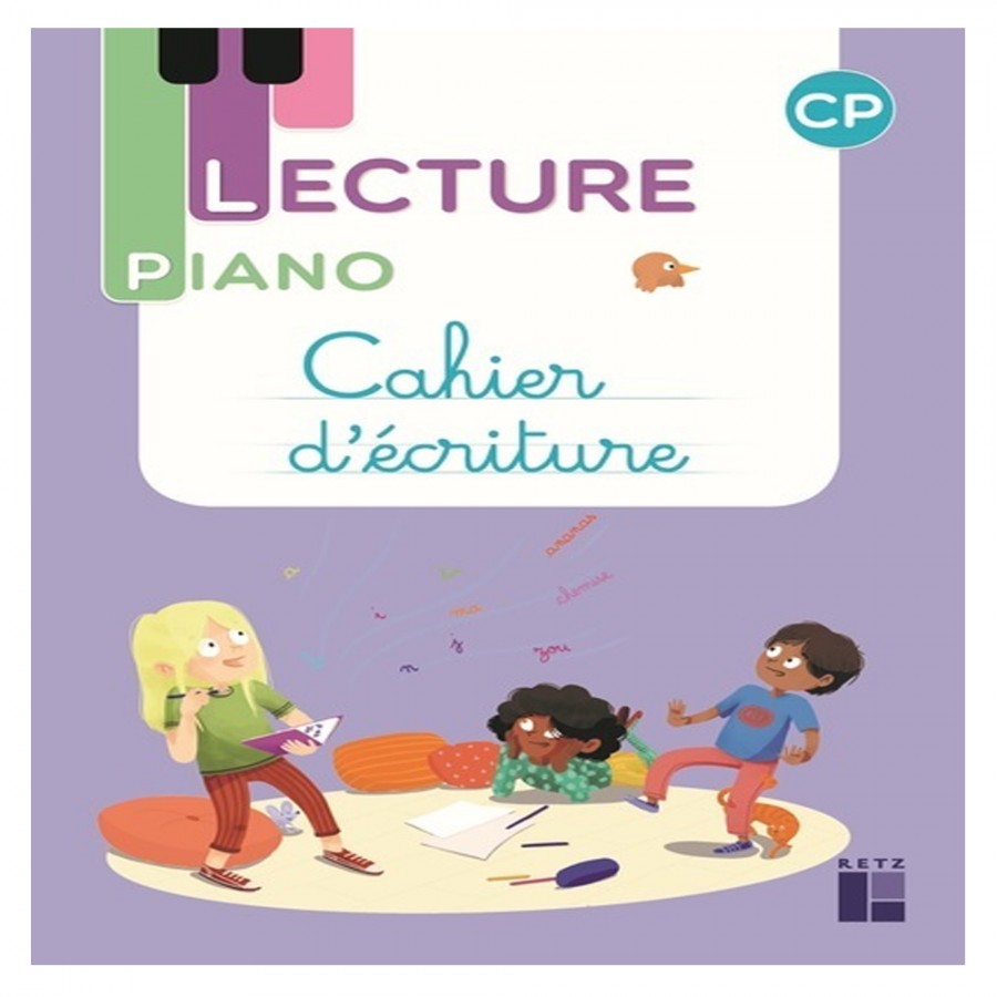 Lecture piano - cahier d'ecriture CP