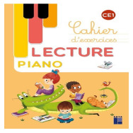 Lecture piano CE1 - cahier d'exercice