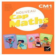 Cap maths cm1 - manuel + cahier de géometrie + dico maths