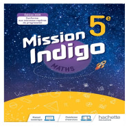 Mission Indigo mathématiques cycle 4 / 5ème  Livre élève