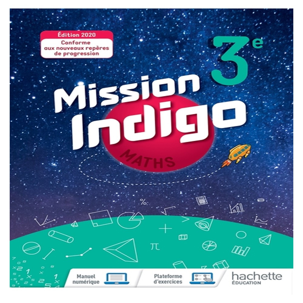 Mission Indigo mathématiques cycle 4 9782017025467