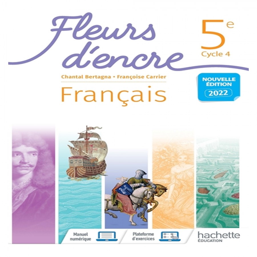 Manuel Fleur D encre 4ème En Ligne Fleurs d'encre Français Cycle 4/5e - Livre élève